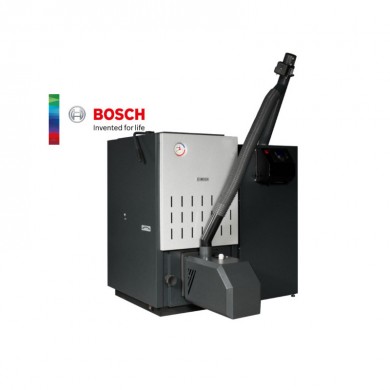 КОТЕЛ НА ПЕЛЕТИ В КОМЛЕКТ С ГОРЕЛКА И БУНКЕР BOSCH PELLET SYSTEM 32KW